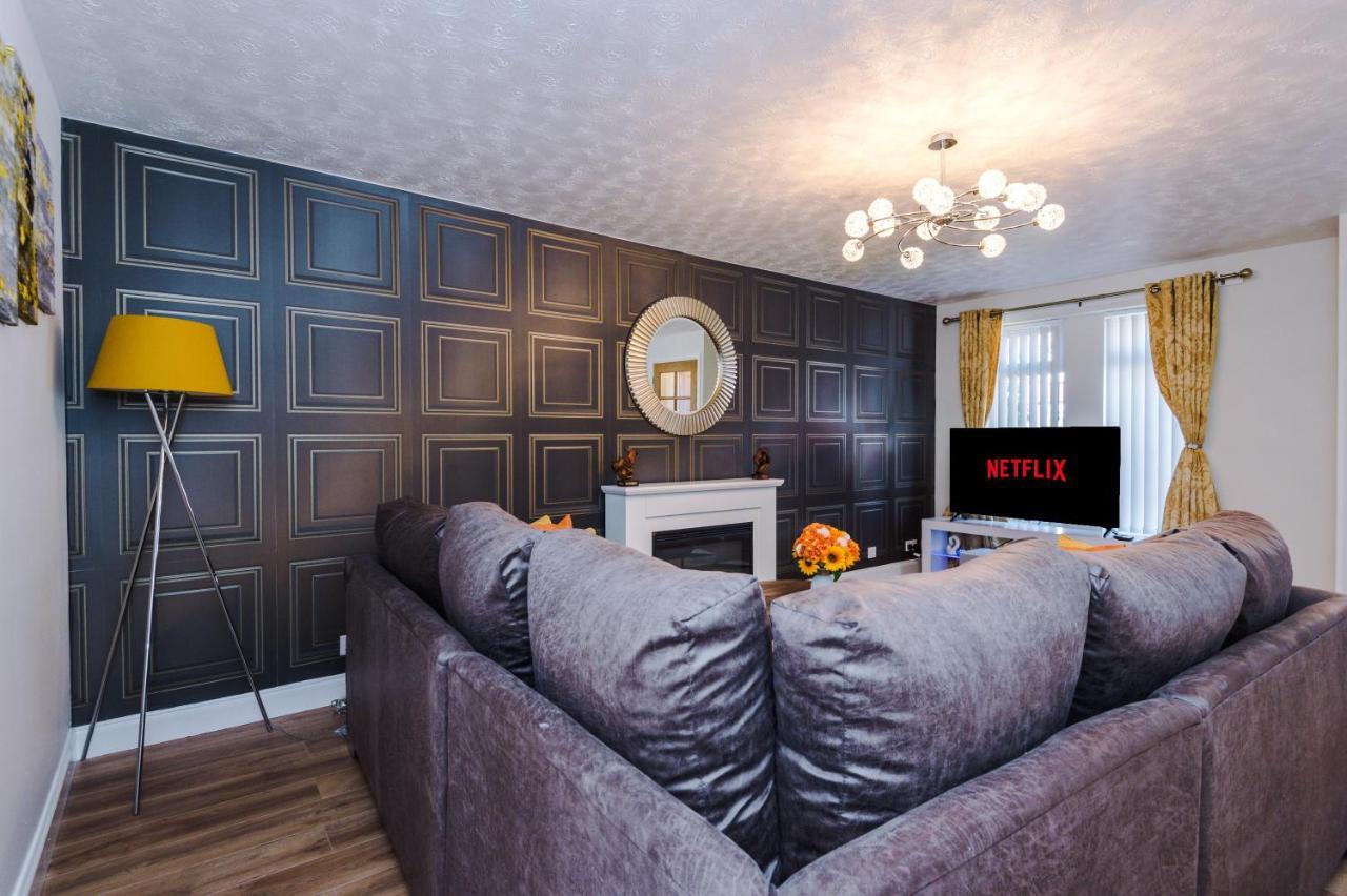 Stylish 4 Bedroom Home Close To Manchester City Centre Exterior foto