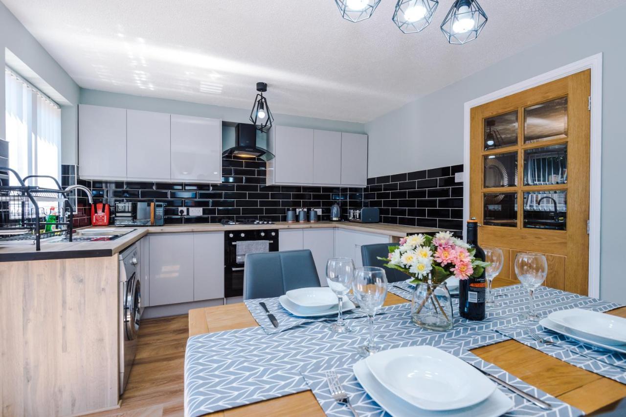 Stylish 4 Bedroom Home Close To Manchester City Centre Exterior foto